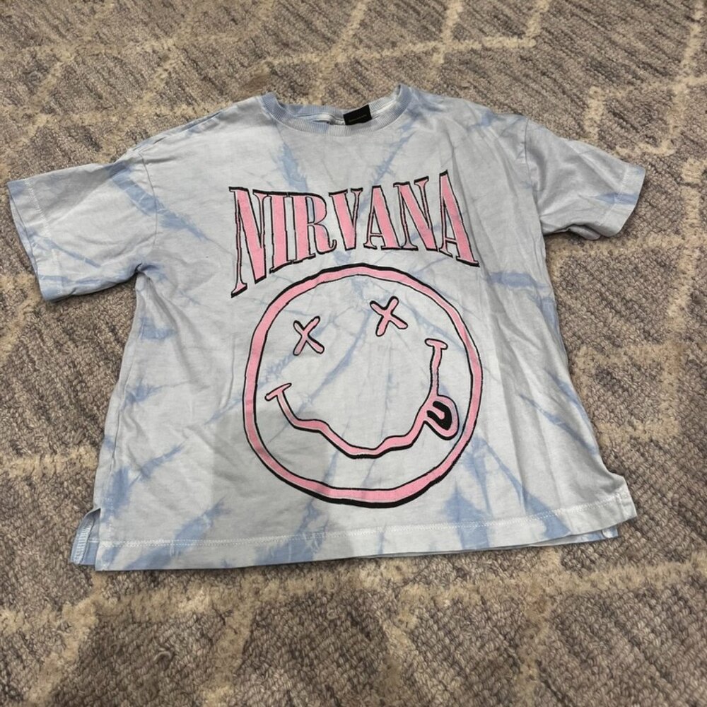 Nirvana T shirt tie dye